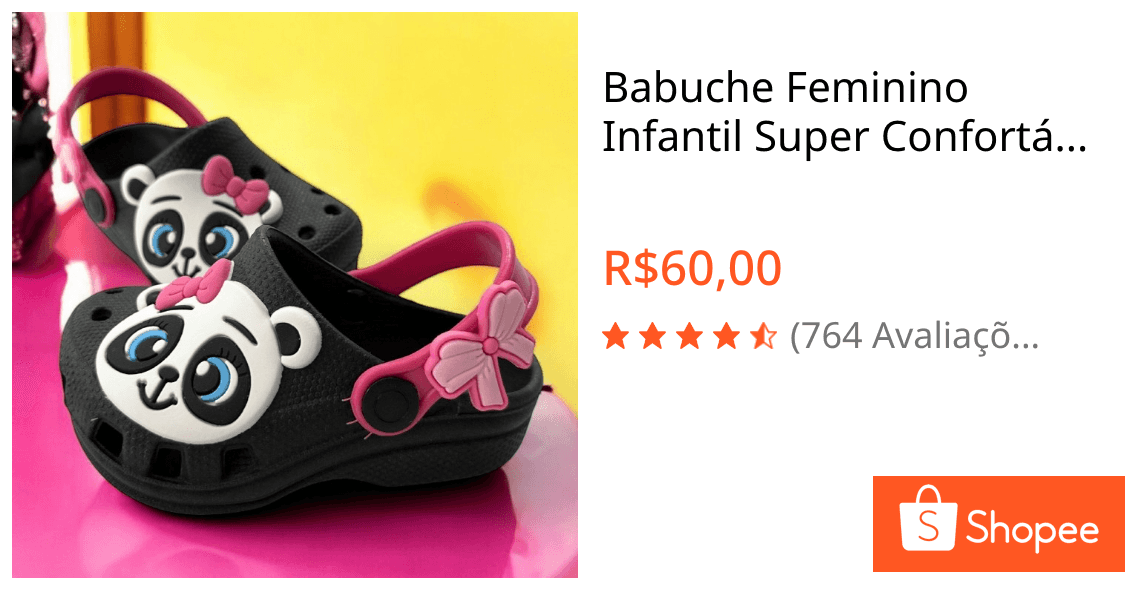 Babuche Feminino Infantil Super Confortável E Antiderrapante Lançamento Original Envio Já